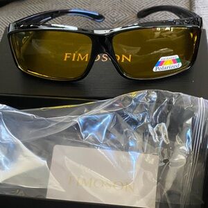 FIMOSON Polarized Yellow Lens night driving glasses boxed